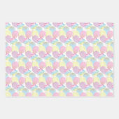 ユニコーン誕生日パターン ラッピングペーパーシート (正面2)