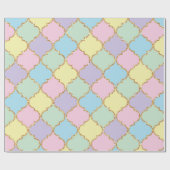 ユニコーン誕生日パターン ラッピングペーパー (フラット)