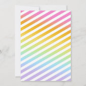 ユニコーン誕生日パレード招待状 招待状 (裏面)