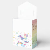 ユニコーン誕生日パーティパーソナライズされたー名 フェイバーボックス (オープン)