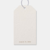 ユニコーン誕生日パーティーありがとう ギフトタグ (裏面)