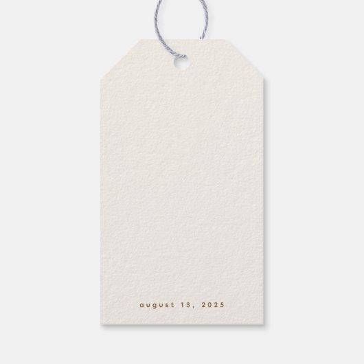 ユニコーン誕生日パーティーありがとう ギフトタグ (裏面)