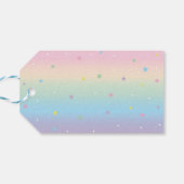 ユニコーン誕生日パーティーお願いサンキューギフトラベル ギフトタグ (裏面横)