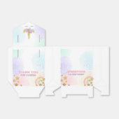 ユニコーン誕生日パーティーの好意ボックス魔法のピンク金ゴールド フェイバーボックス (折り畳みなし)