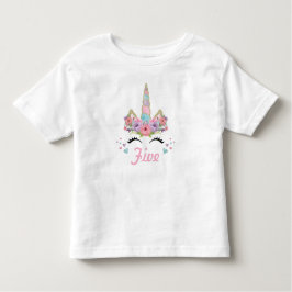 ユニコーン誕生日パーティーの衣装 トドラーTシャツ