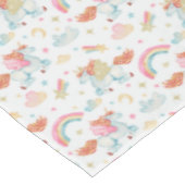 ユニコーン誕生日パーティーの装飾 テーブルクロス (アングル)