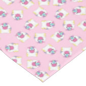 ユニコーン誕生日パーティーピンク テーブルクロス (アングル)