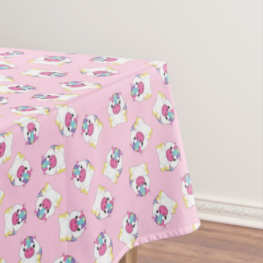 ユニコーン誕生日パーティーピンク テーブルクロス (インサイチュ)