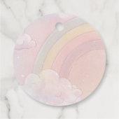 ユニコーン誕生日パーティーメッセージカード フェイバータグ (裏面)