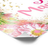 ユニコーン誕生日パーティー歓迎サイン フォトプリント            (角)