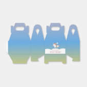 ユニコーン誕生日パーティー雲のグラデーションカラフル表示 フェイバーボックス (折り畳みなし)