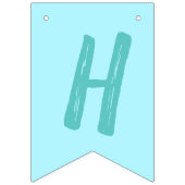 ユニコーン誕生日パーティー バンティングフラッグ (第2の旗)