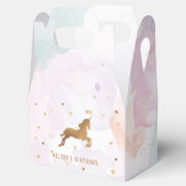 ユニコーン誕生日パーティー フェイバーボックス (オープン)