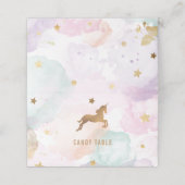 ユニコーン誕生日パーティー プレイスカード (外部開封)