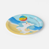 ユニコーン誕生日パーティー ペーパープレート (アングル)