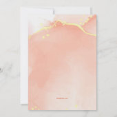 ユニコーン誕生日パーティー 招待状 (裏面)