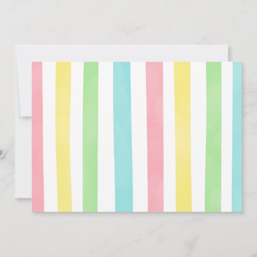 ユニコーン誕生日マジカルパーティーフォト招待状 招待状