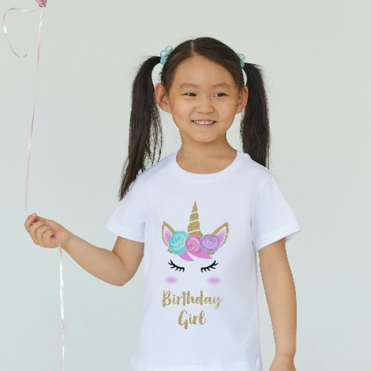 ユニコーン誕生日主役 Tシャツ
