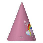 ユニコーン誕生日帽子（カスタマイズ可能） パーティーハット (左)