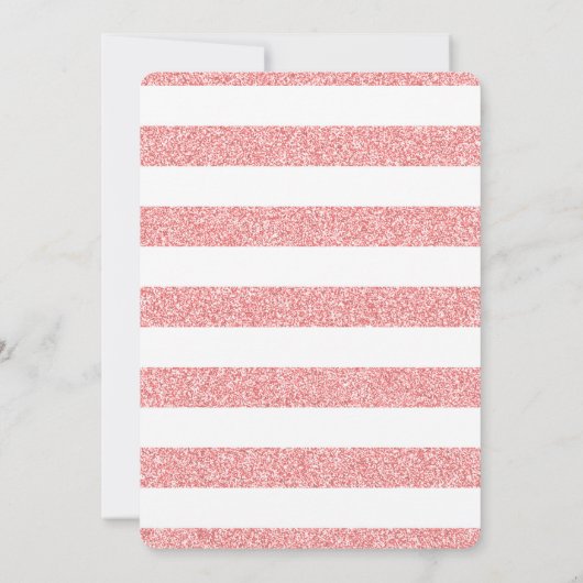 ユニコーン誕生日招待状編集可能カードピンク 招待状 (裏面)