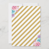 ユニコーン誕生日招待状 招待状 (裏面)