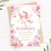 ユニコーン誕生日招待状 招待状