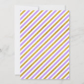 ユニコーン誕生日招待状 – 魔法 – グリッター 招待状 (裏面)