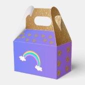 ユニコーン誕生日特典ボックス | パーティーカスタムギフトボックス フェイバーボックス (裏面サイド)