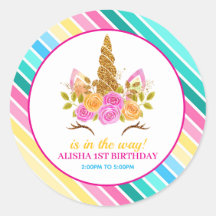 ユニコーン誕生日1st誕生日パーティー