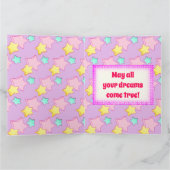 ユニコーン誕生日 カード (内部)