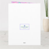 ユニコーン誕生日 カード (裏面)