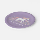 ユニコーン誕生日 ペーパープレート (アングル)