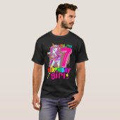 ユニコーン誕生日It S私の7誕生日衣装ガール Tシャツ (正面フル)