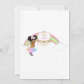 ユニコーン赤ちゃんシャワーの招待状 招待状 (裏面)