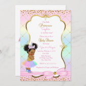 ユニコーン赤ちゃんシャワーの招待状 招待状 (正面/裏面)