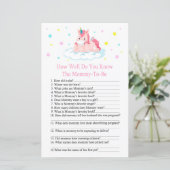 ユニコーン赤ちゃんシャワーの知識は？ (スタンド正面)