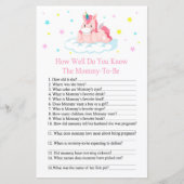 ユニコーン赤ちゃんシャワーの知識は？ (正面)