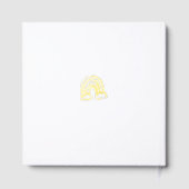 ユニコーン赤ちゃんシャワー男女兼用 ゲストブック (裏面)