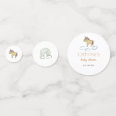 ユニコーン赤ちゃんシャワー男女兼用 コンフェッティ (正面)