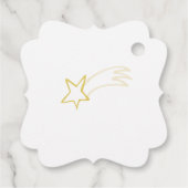 ユニコーン赤ちゃんシャワー男女兼用 フェイバータグ (裏面)