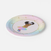 ユニコーン赤ちゃんシャワー紙プレート ペーパープレート (アングル)