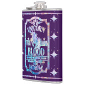 ユニコーン赤紫色の虹色 フラスク (左)