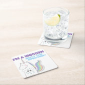 ユニコーン超大国 スクエアペーパーコースター (インサイチュ)