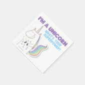 ユニコーン超大国 スタンダードカクテルナプキン (角)