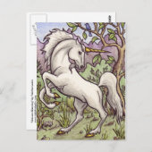ユニコーン踊りはがき ポストカード (正面/裏面)