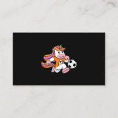 ユニコーン遊のサッカーボール選手アパレルクアート 名刺 (裏面)