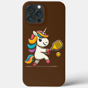 ユニコーン遊のピックボール選手の恋人キッズウィメンズ iPhone 13 PRO MAXケース