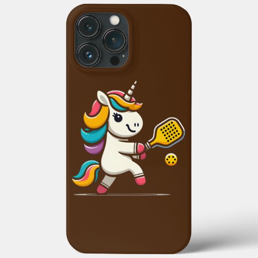 ユニコーン遊のピックボール選手の恋人キッズウィメンズ Case-Mate iPhoneケース (裏面)