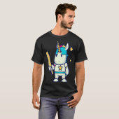 ユニコーン遊クリケット選手 Tシャツ (正面フル)