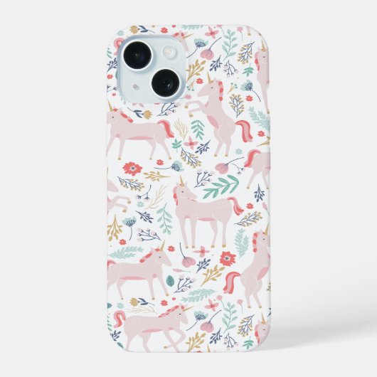 ユニコーン野原 iPhone 15ケース (裏面)